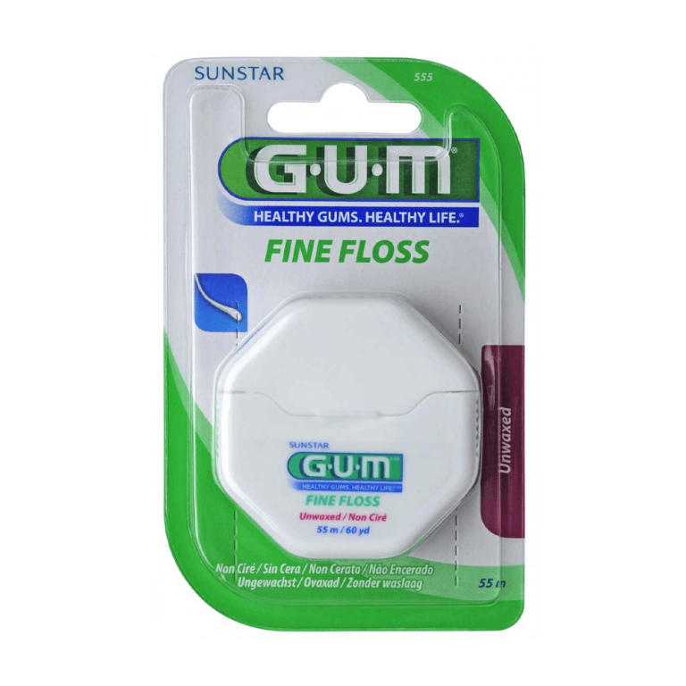 GUM Fine Floss Fil dentaire non ciré 55 m