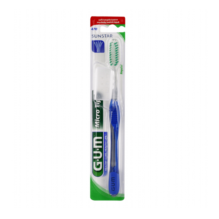 GUM Micro Tip Brosse à dents souple 470