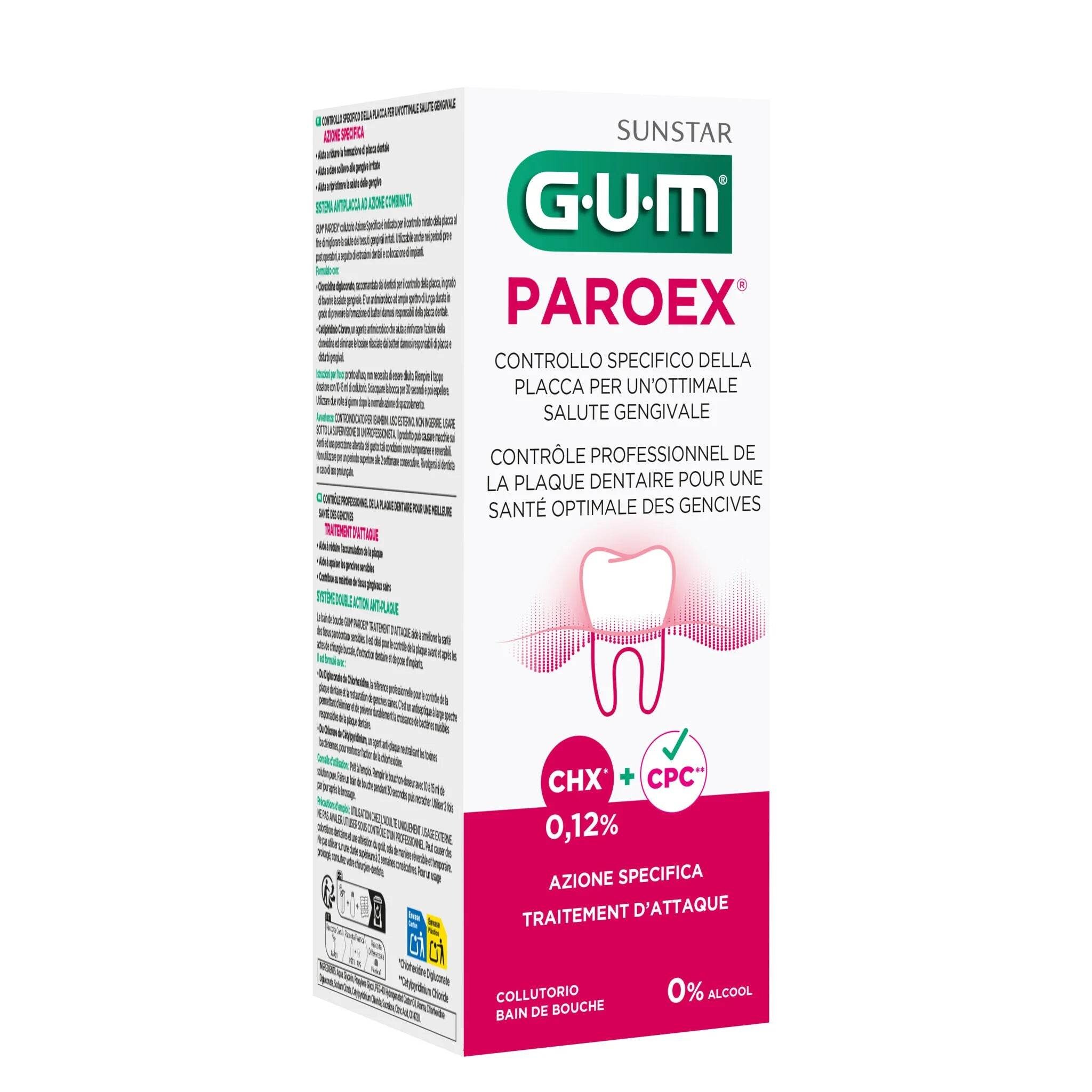 GUM Paroex 0,12 % Bain de bouche 300 ml GUM Paroex 0,12 % Bain de bouche 300 ml