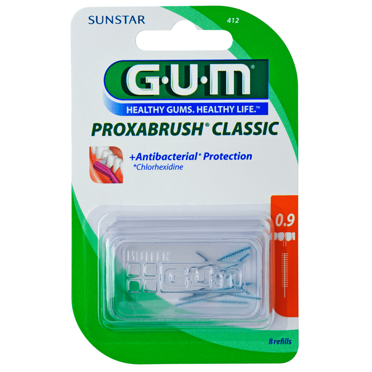 GUM Recharges brossettes ultra-fines 0,9 mm 412