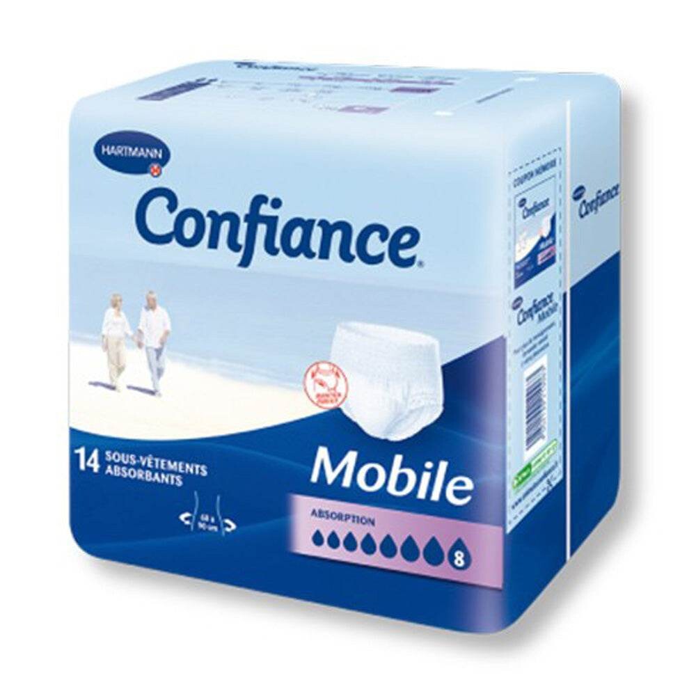 Hartmann Confiance Mobile 8 gouttes nuit taille L 14 pièces