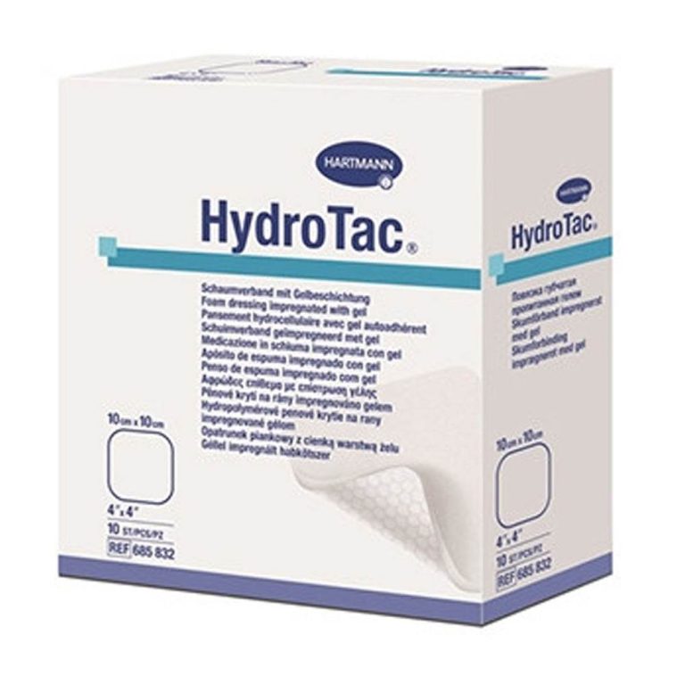 Hartmann HydroTac Pansement hydrocellulaire 10 x 10 cm 10 unités