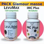 Health Power Pack Glamour Masse IMC Plus 90 gélules + LevuMax 120 comprimés