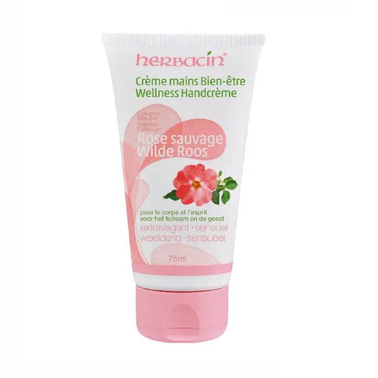 Herbacin Hand Cream Wild Rose 75 ml