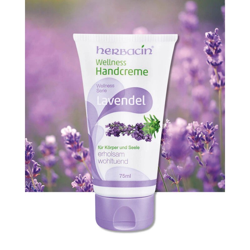 Herbacin Wellness Hand Cream Lavender 75 ml Herbacin Wellness Hand Cream Lavender 75 ml