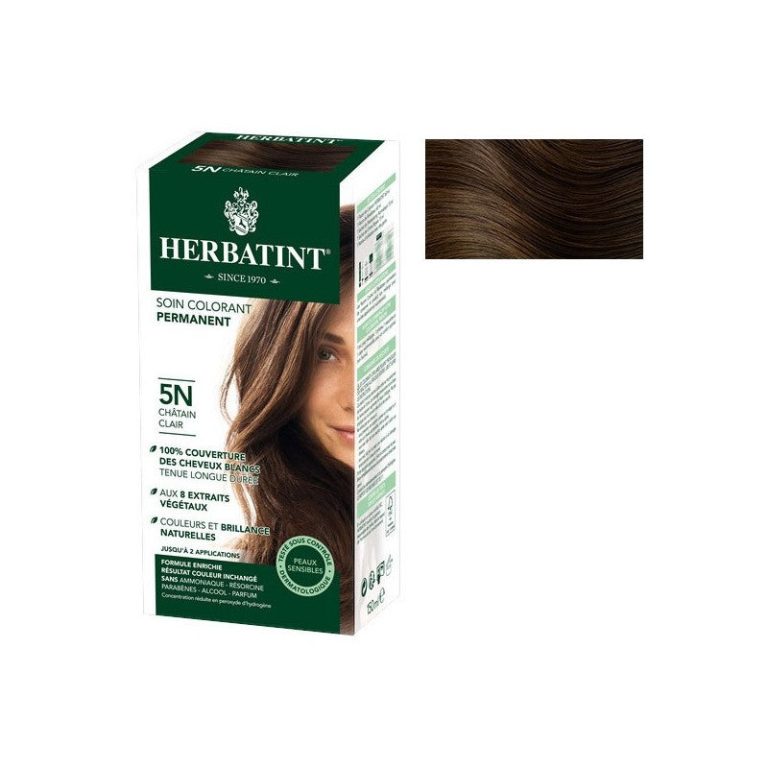 Herbatint Soin colorant permanent 5N Châtain clair 150 ml