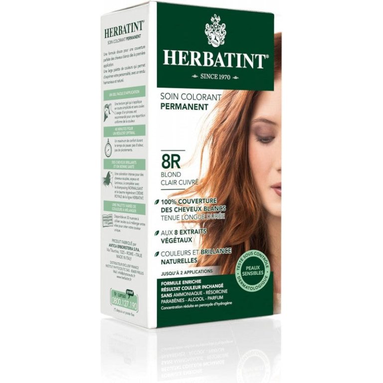 Herbatint Soin colorant permanent 8R Blond clair cuivré