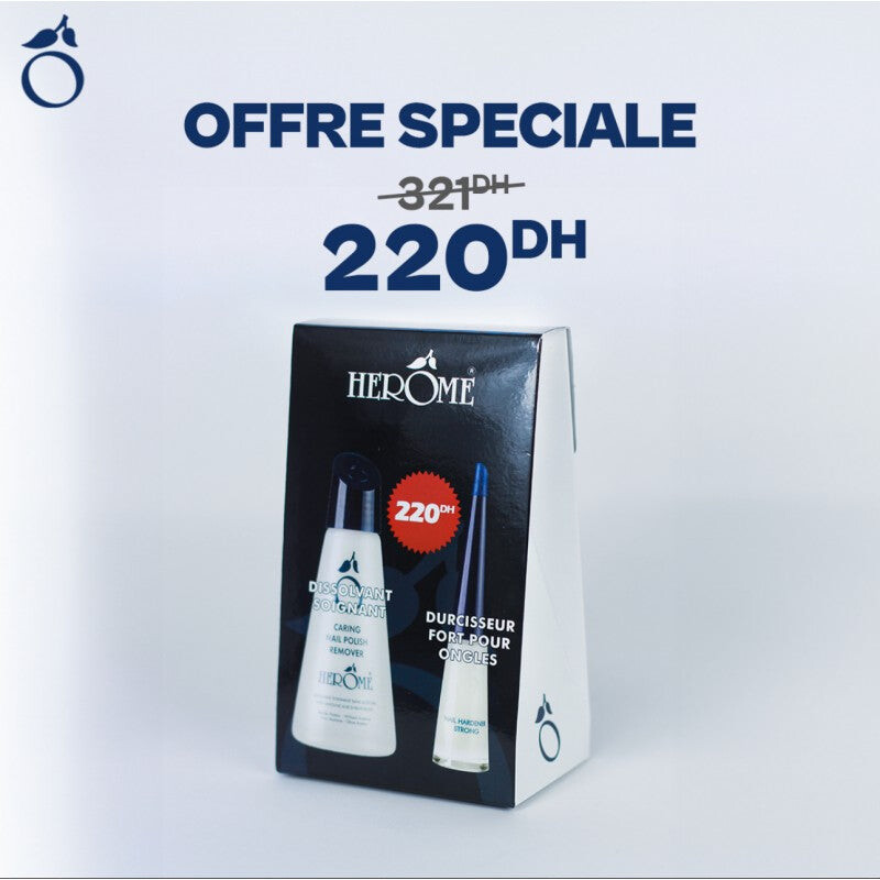 herome-pack-durcisseur-fort-dissolvant-fort-2 Herôme Pack Durcisseur Fort + Dissolvant Fort