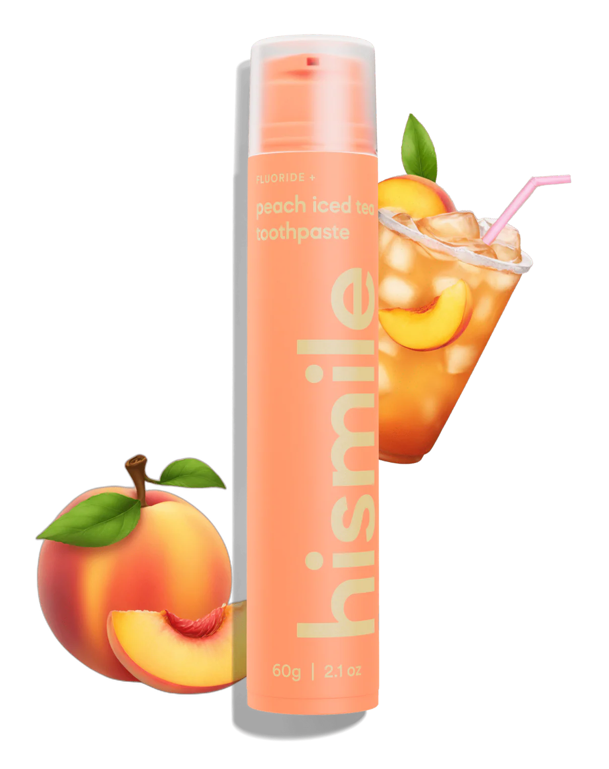 Hismile Peach Iced Tea Whip Toothpaste 60 g Hismile Peach Iced Tea Whip Toothpaste 60 g