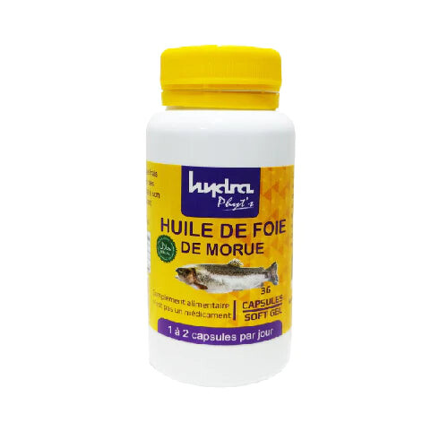 Hydra Phyt's Premium Huile de foie de morue 60 gélules Hydra Phyt's Premium Huile de foie de morue 60 gélules