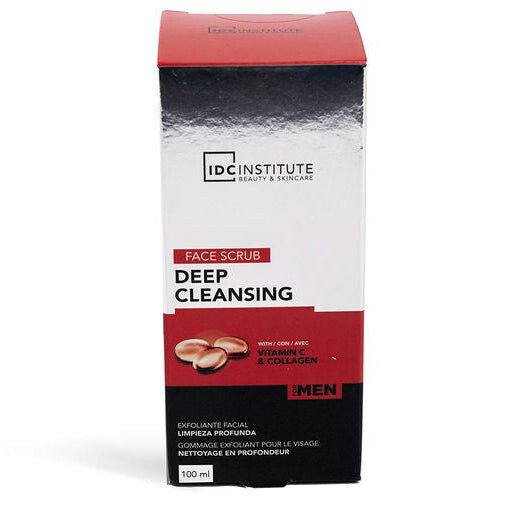 IDC Institute Deep Cleansing Vitamin C & Collagen Men Face Scrub 100 ml IDC Institute Deep Cleansing Vitamin C & Collagen Men Face Scrub 100 ml