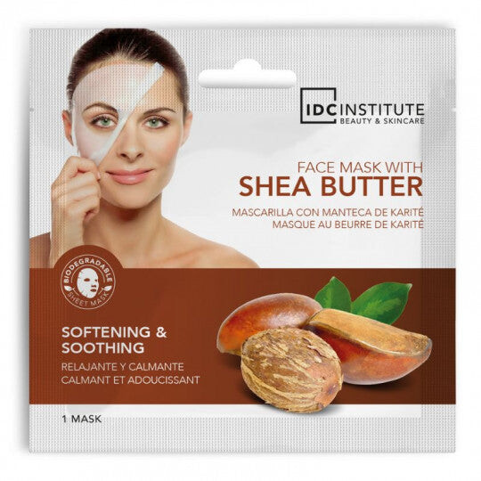 IDC Institute Sheet Mask Shea Butter Masque tissu 22 g IDC Institute Sheet Mask Shea Butter Masque tissu 22 g