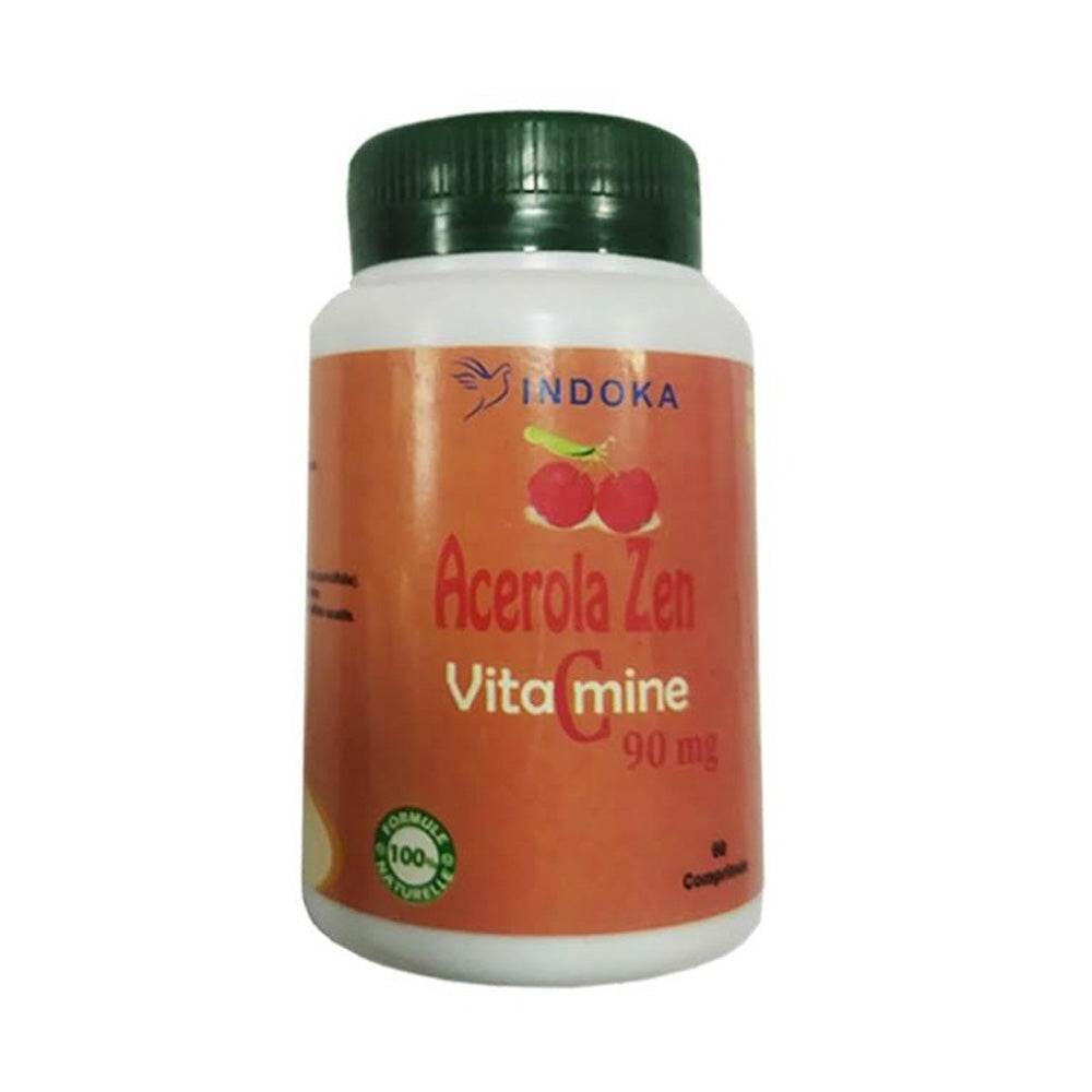 Indoka Acérolazen Vitamine C 90 mg 60 capsules Indoka Acérolazen Vitamine C 90 mg 60 capsules
