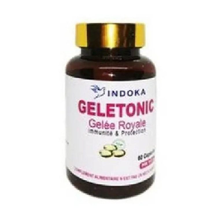 Indoka Geletonic Gelée royale immunité et protection 60 capsules
