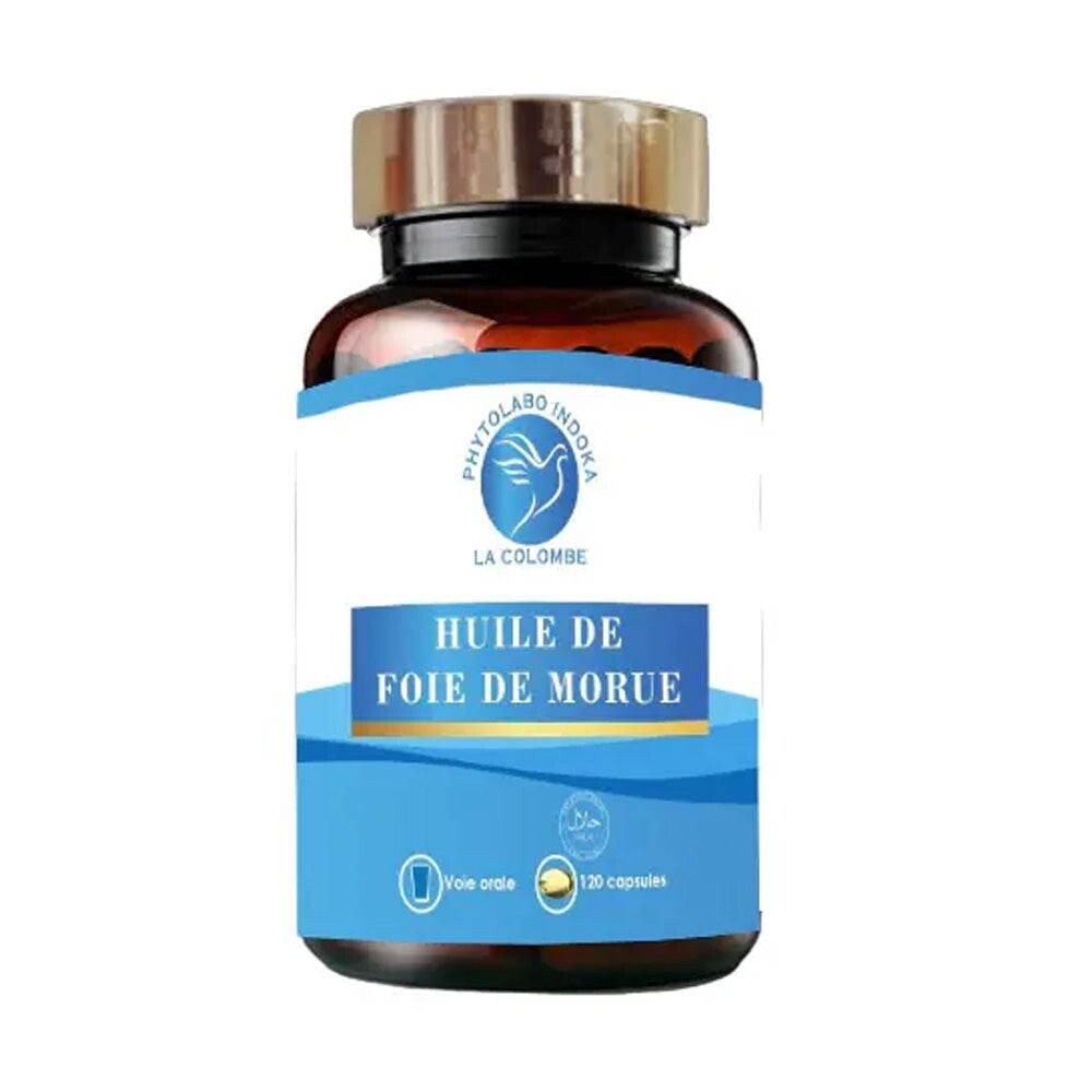 Indoka Huile de foie de morue 120 capsules Indoka Huile de foie de morue 120 capsules