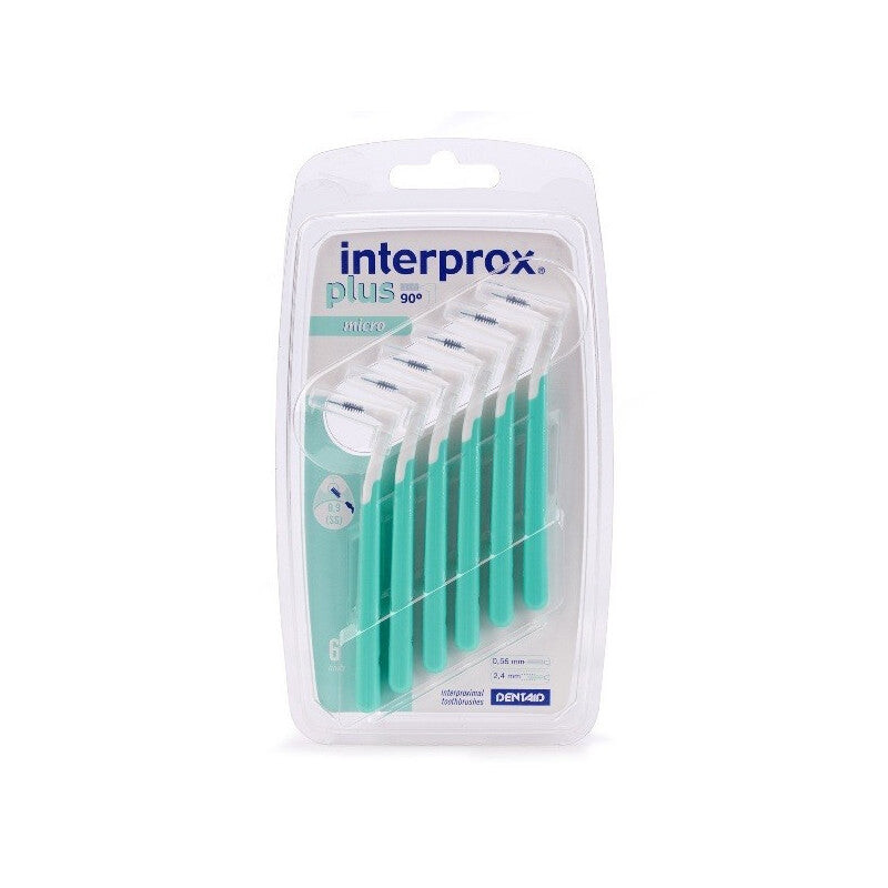 Interprox Plus Micro Brossettes interdentaires vertes Interprox Plus Micro Brossettes interdentaires vertes