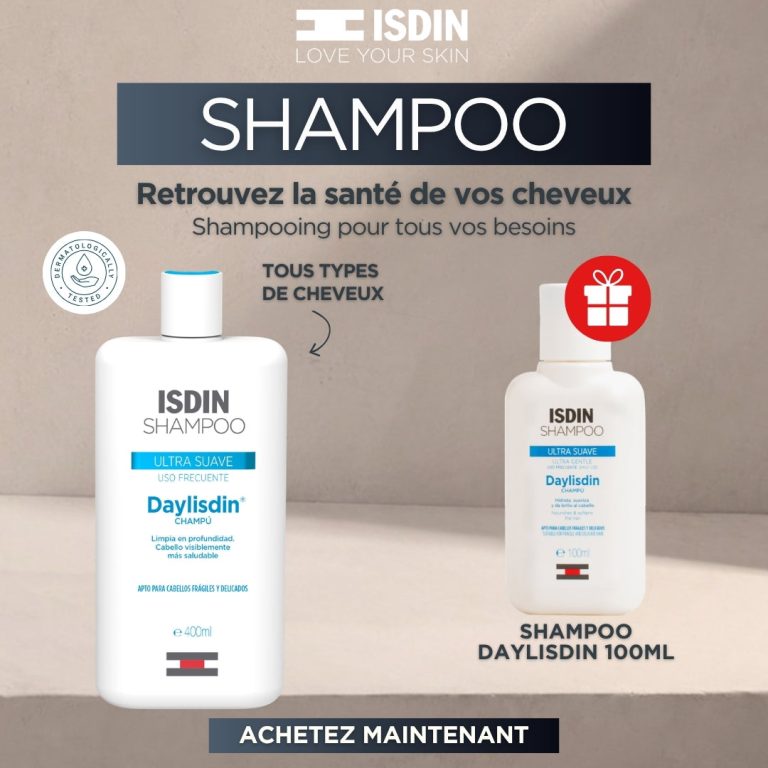 ISDIN Daylisdin Shampooing ultra-doux 400 ml + Daylisdin 100 ml
