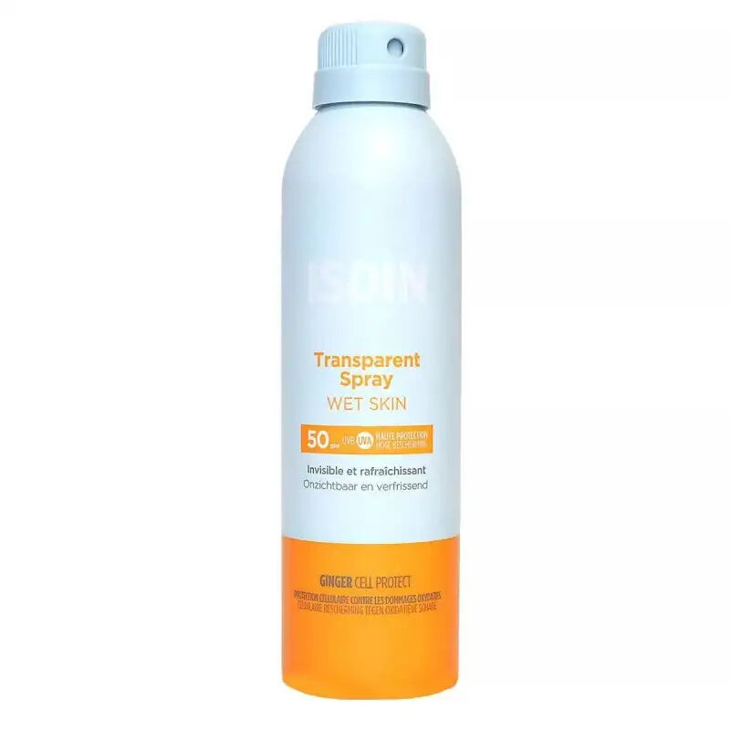 ISDIN Fotoprotector Transparent Spray Wet Skin SPF50+ 200 ml ISDIN Fotoprotector Transparent Spray Wet Skin SPF50+ 200 ml