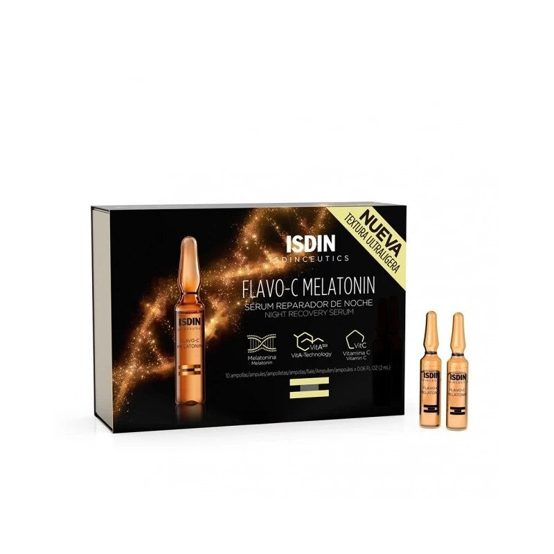 ISDIN Isdinceutics Flavo-C Melatonin Sérum nuit 10 ampoules ISDIN Isdinceutics Flavo-C Melatonin Sérum nuit 10 ampoules