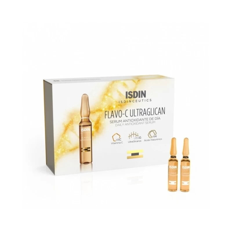 ISDIN Isdinceutics Flavo-C Ultraglican Sérum jour 30 ampoules ISDIN Isdinceutics Flavo-C Ultraglican Sérum jour 30 ampoules