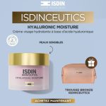 ISDIN Isdinceutics Hyaluronic Moisture Peaux sensibles 50 g + Trousse