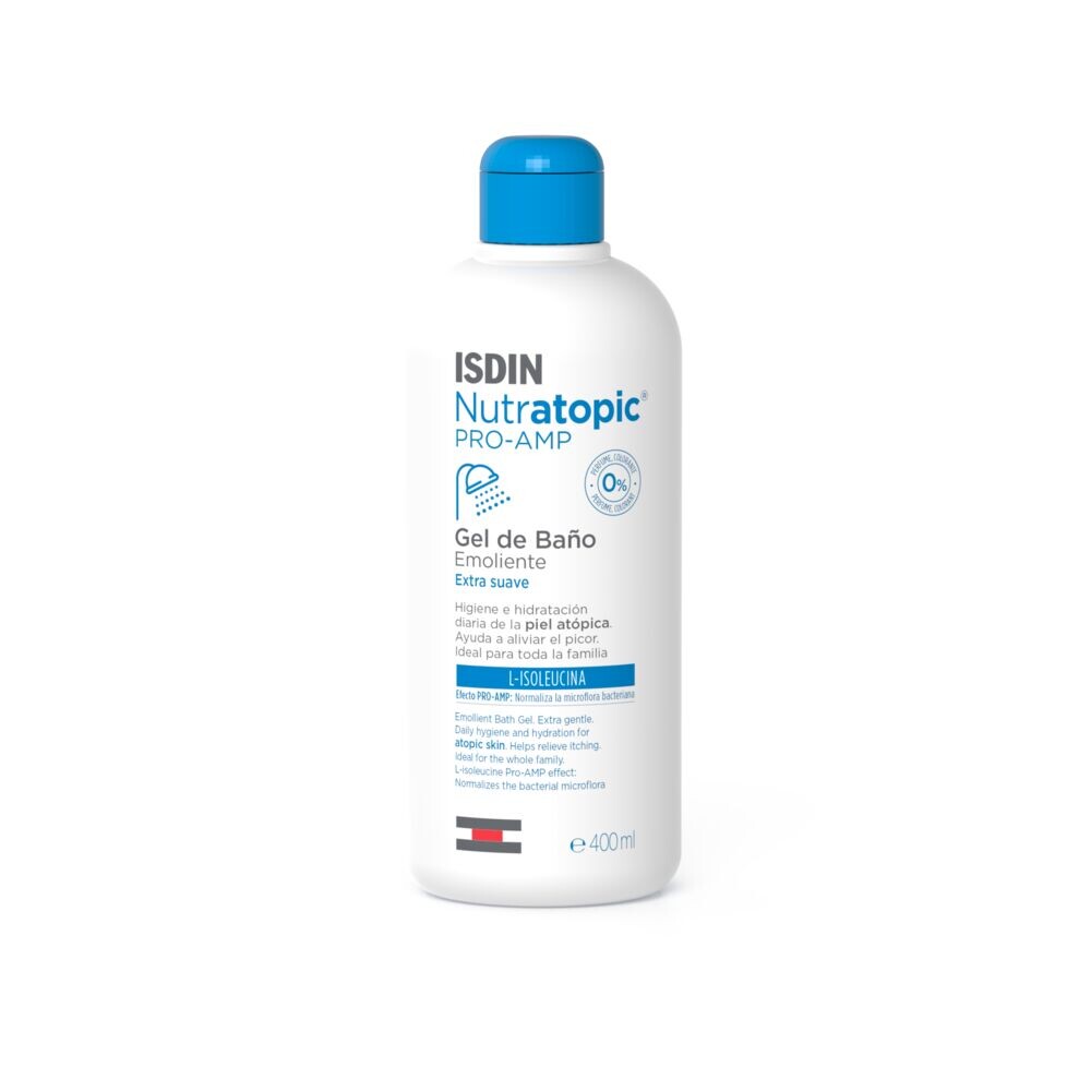 ISDIN Nutratopic Pro-AMP Gel de bain émollient 400 ml ISDIN Nutratopic Pro-AMP Gel de bain émollient 400 ml