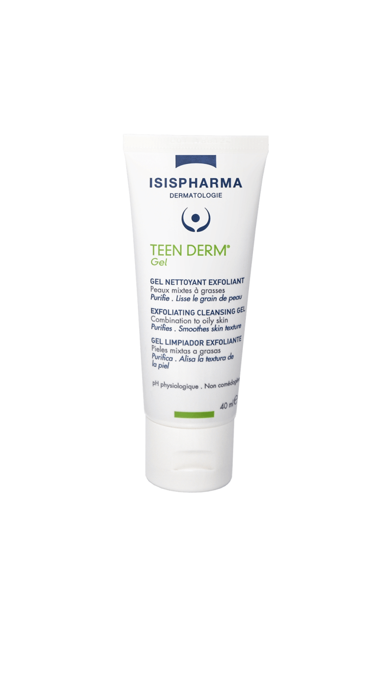 ISISPHARMA Teen Derm Gel nettoyant exfoliant peaux grasses