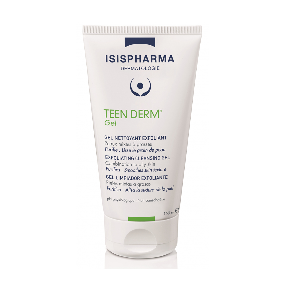 ISISPHARMA Teen Derm Gel nettoyant exfoliant ISISPHARMA Teen Derm Gel nettoyant exfoliant
