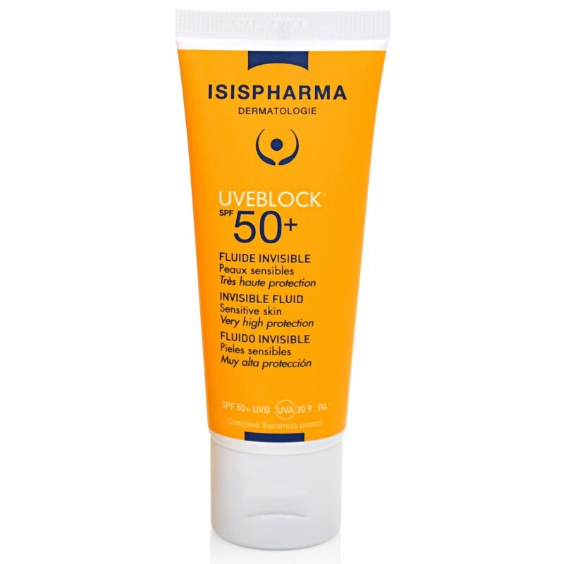 ISISPHARMA Uveblock 50 Fluide invisible SPF50+ 40 ml ISISPHARMA Uveblock 50 Fluide invisible SPF50+ 40 ml