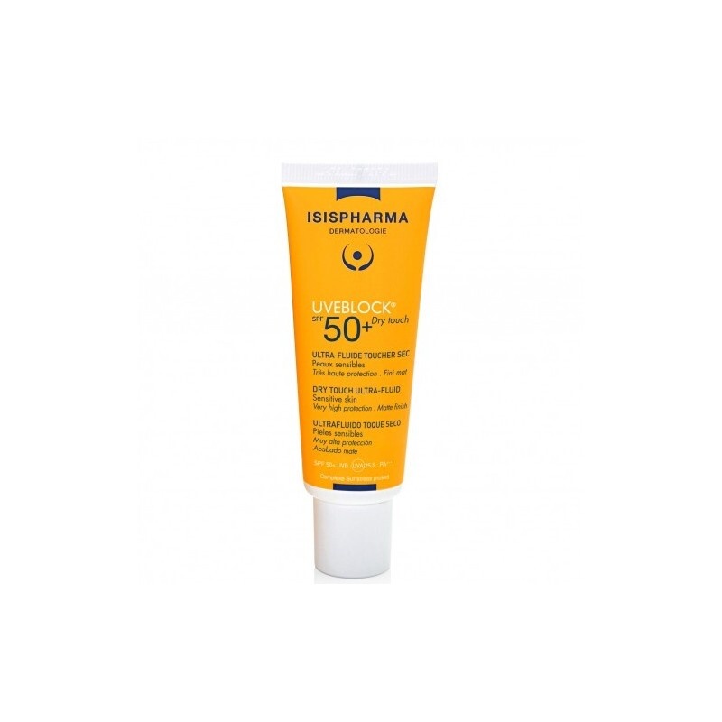 ISISPHARMA Uveblock Dry Touch Ultra-fluide invisible SPF50+ 40 ml ISISPHARMA Uveblock Dry Touch Ultra-fluide invisible SPF50+ 40 ml