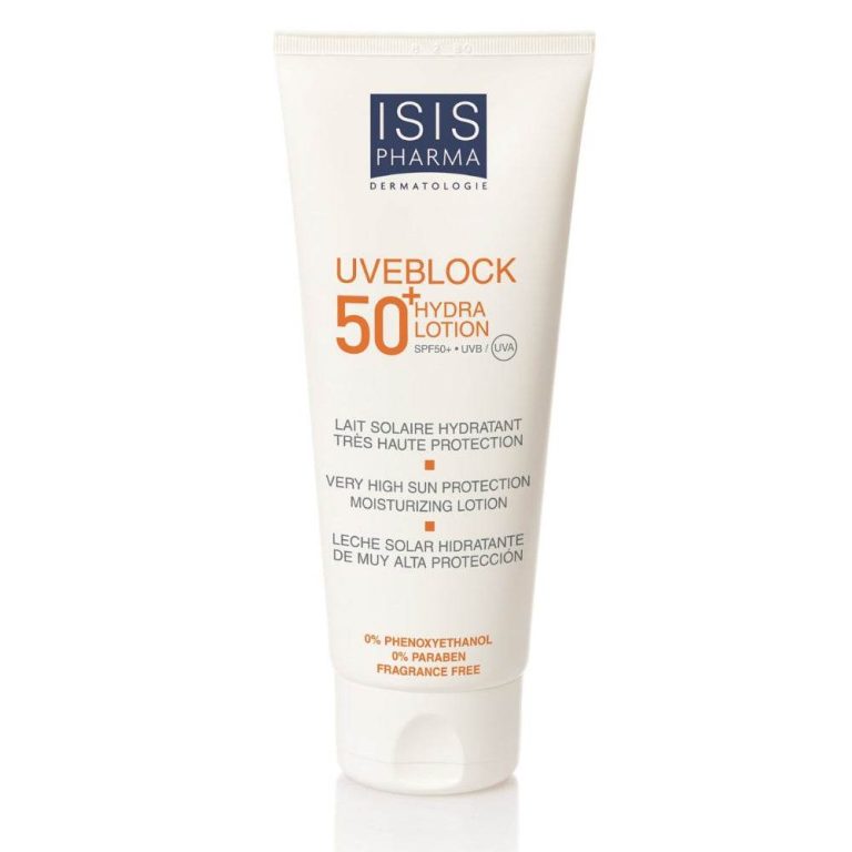 ISISPHARMA Uveblock Hydra Lotion Crème solaire hydratante SPF50+ 100 ml