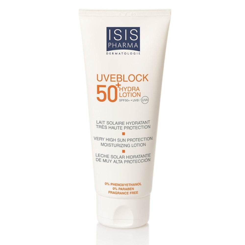 ISISPHARMA Uveblock Hydra Lotion Crème solaire hydratante SPF50+ 100 ml ISISPHARMA Uveblock Hydra Lotion Crème solaire hydratante SPF50+ 100 ml