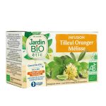 Jardin Bio Infusion Tilleul oranger mélisse 20 sachets