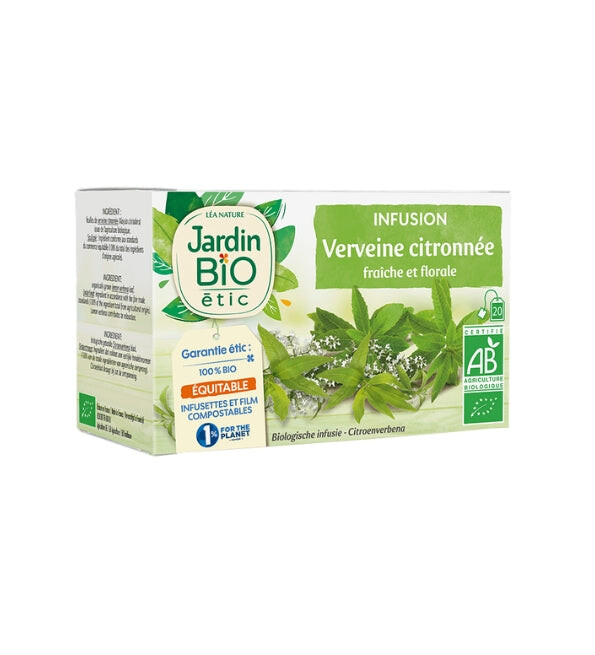 Jardin Bio Infusion Verveine citronnée 20 sachets Jardin Bio Infusion Verveine citronnée 20 sachets