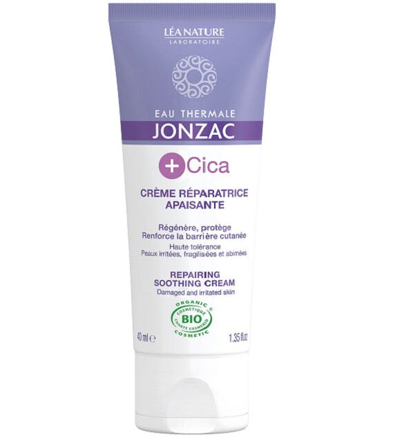 Jonzac Crème réparatrice apaisante +Cica 40 ml