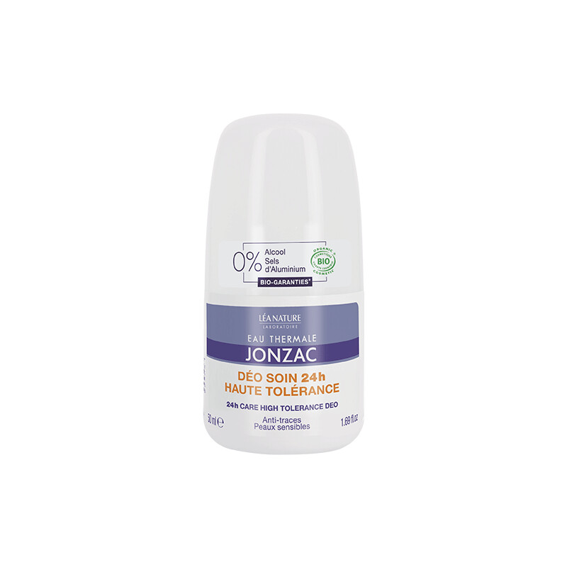 Jonzac Déodorant soin 24H haute tolérance bio 50 ml Jonzac Déodorant soin 24H haute tolérance bio 50 ml