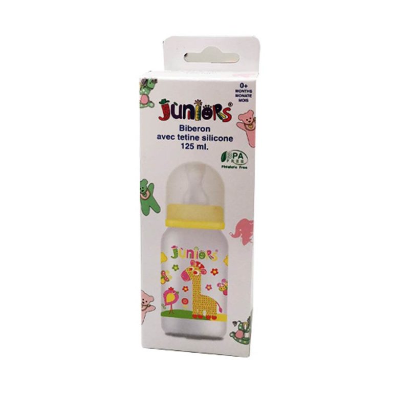 Juniors Biberon en verre + poignées PM 125 ml