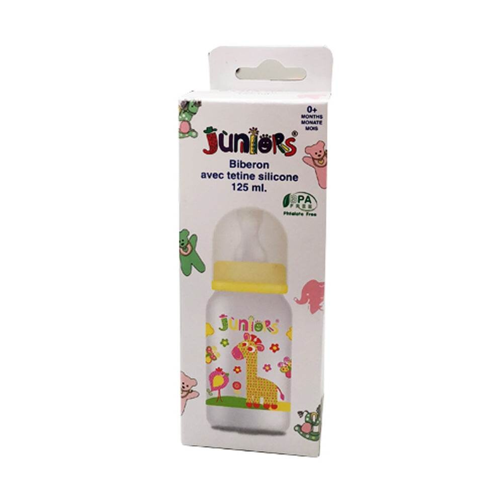 Juniors Biberon en verre + poignées PM 125 ml Juniors Biberon en verre + poignées PM 125 ml