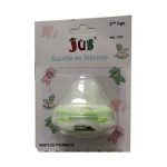 Juniors Sucette en silicone Jub 2e âge + couvercle