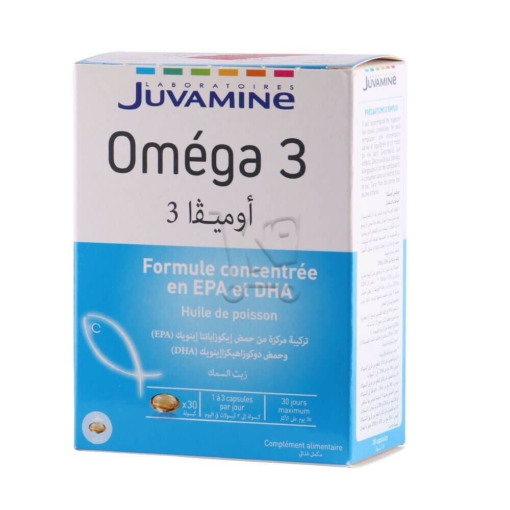 Juvamine Oméga 3 30 capsules Juvamine Oméga 3 30 capsules