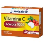 Juvamine Vitamine C Acérola 500 mg 30 comprimés à croquer