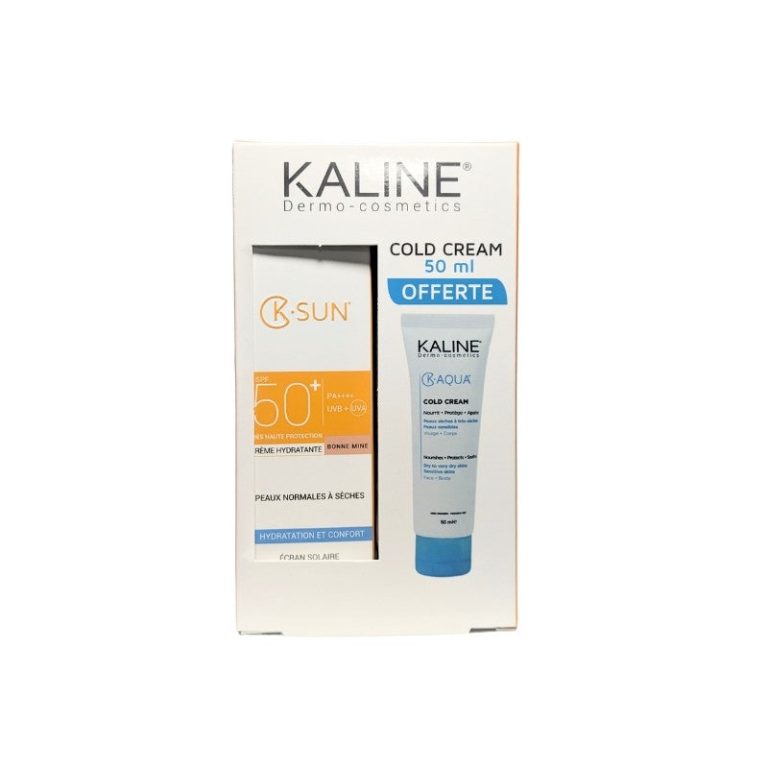 Kaline K-Sun Fluide solaire bonne mine SPF50+ 50 ml + Cold Cream 50 ml
