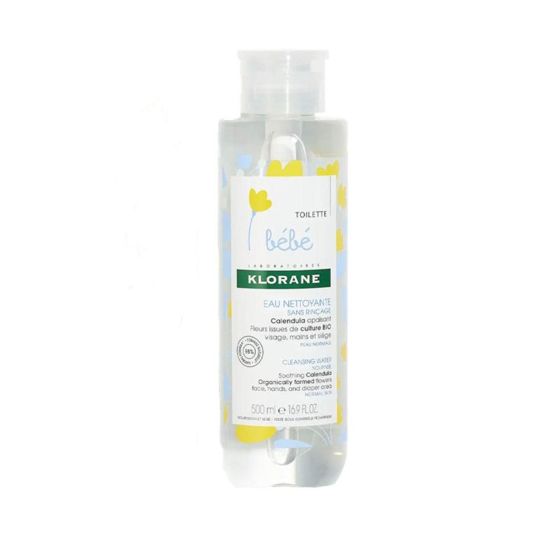 Klorane Bébé Eau nettoyante au Calendula sans rinçage 500 ml