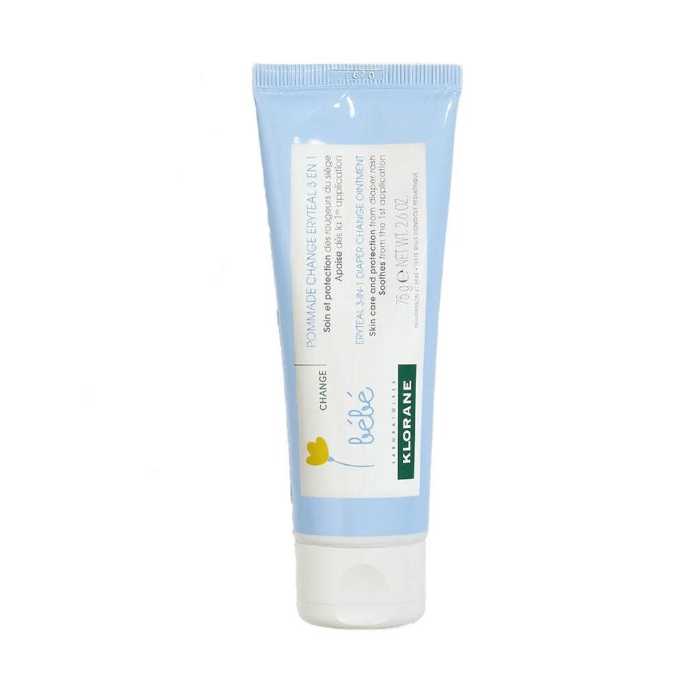 Klorane Bébé Eryteal Pommade pour le change 3 en 1 75 g
