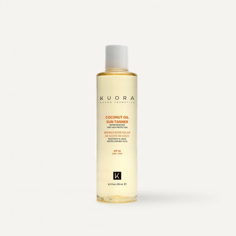 Kuora Bronzant solaire à l'huile de coco SPF50 250 ml