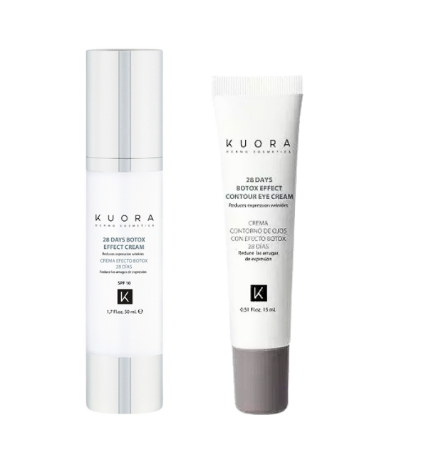 Kuora Coffret Effet Botox 28 jours Crème visage 50 ml + Contour des yeux
