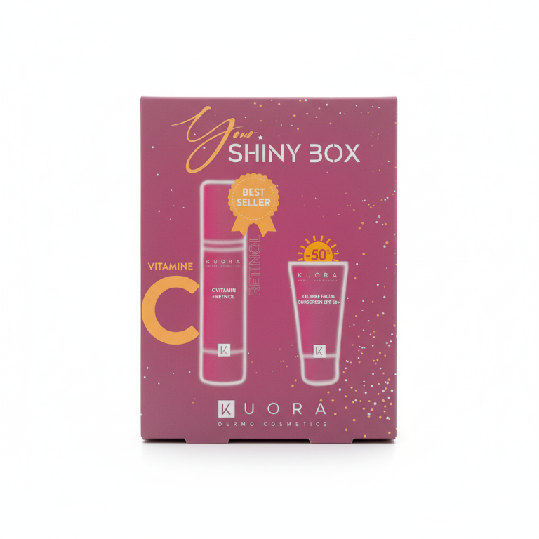 Kuora Duo Pack Vitamine C + Rétinol + Oil Free Facial SPF50