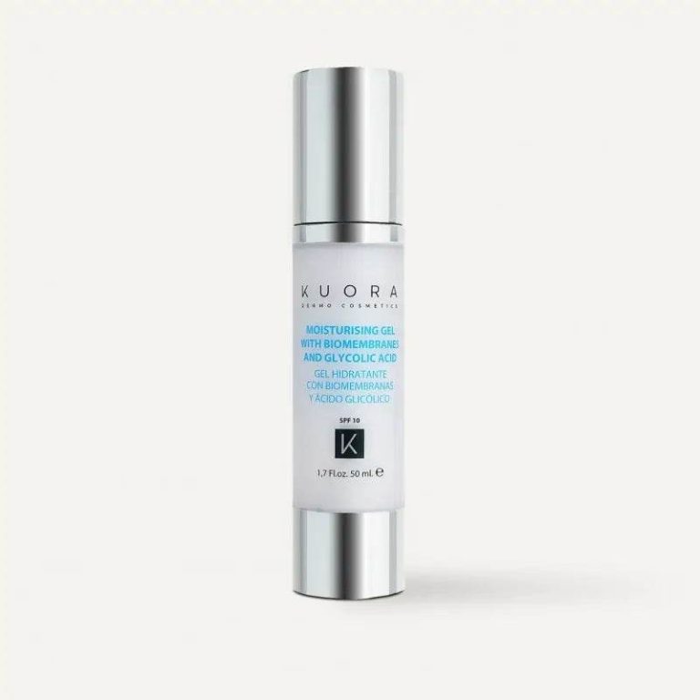 Kuora Gel hydratant aux biomembranes et acide glycolique SPF10 50 ml