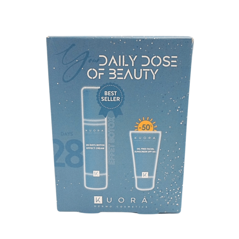 Kuora Pack 28 Days Botox Cream + Oil Free Facial SPF50+