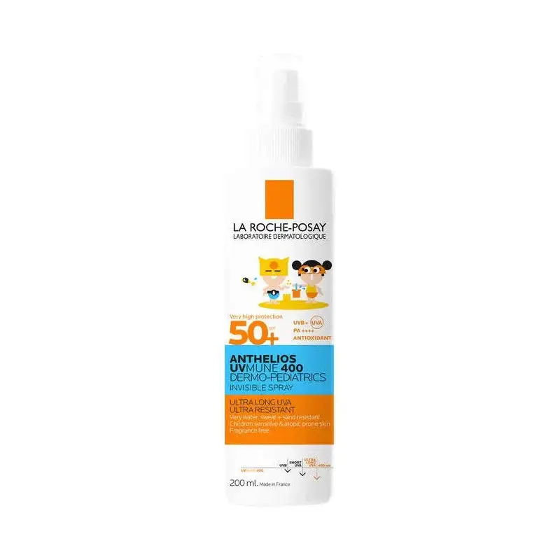 La Roche-Posay Anthelios UVmune 400 Dermo-Pediatrics Spray invisible SPF50+ 200 ml La Roche-Posay Anthelios UVmune 400 Dermo-Pediatrics Spray invisible SPF50+ 200 ml